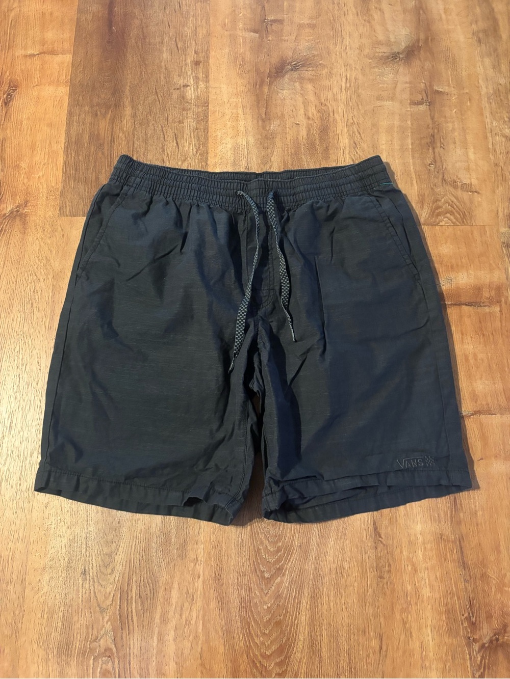 Y2K VANS Board Short Men's Large Gray Elastic Waist